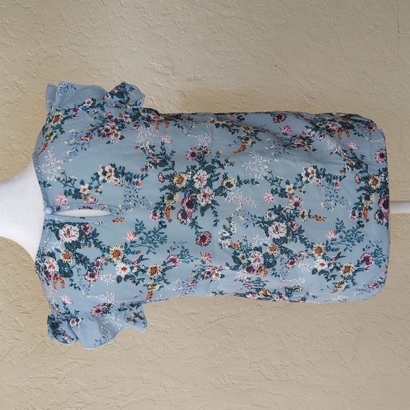 Old Navy White Button Down Cardigan Sweater & SHEIN Blue Top Bundle Size XS - Picture 8 of 12